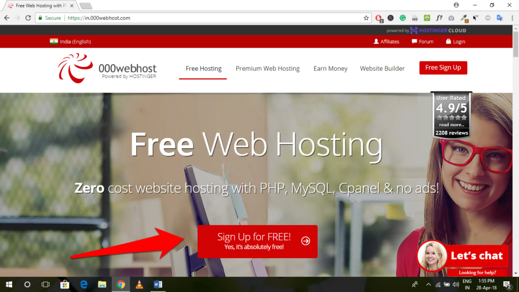 000WebHost Free Hosting पर WordPress कैसे Install करें
