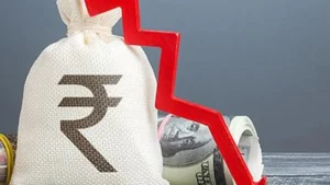 Rupee falls to a record low of ₹90.55 against US dollar